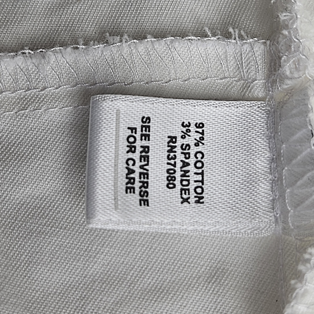 CATO Women Button Holes White and Black Crop Jacket Size Large - Picture 7 of 9